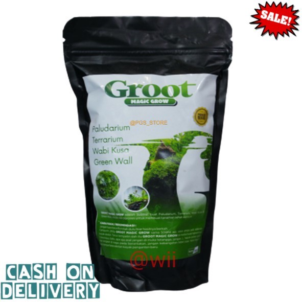 GROOT MAGIC GROW Media Tanam pupuk Paludarium Terrarium WABIKUSA AQUASCAPE