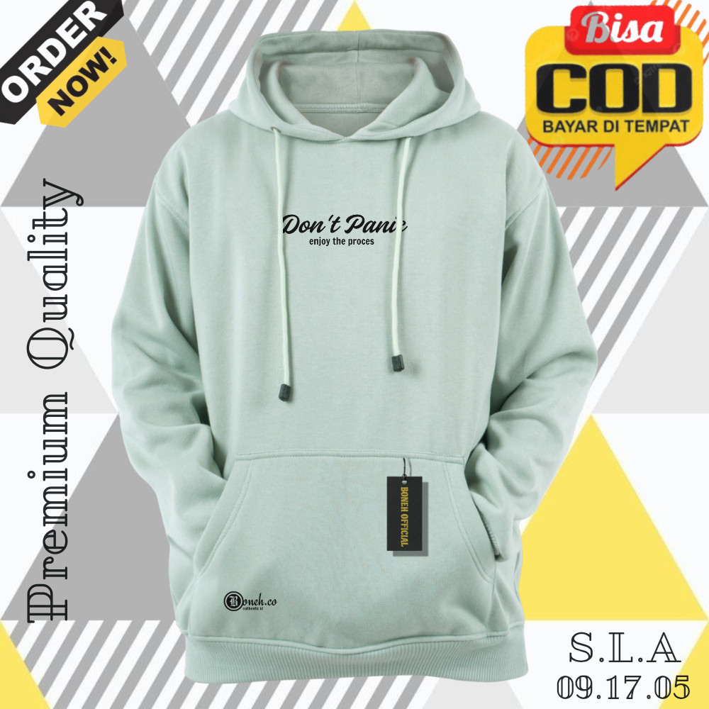 Hoodie Wanna Trend 2025 Oversize Hoodie Skena Boxy Hoodie Cowok Skena Warna Hitam Cod Kekinian