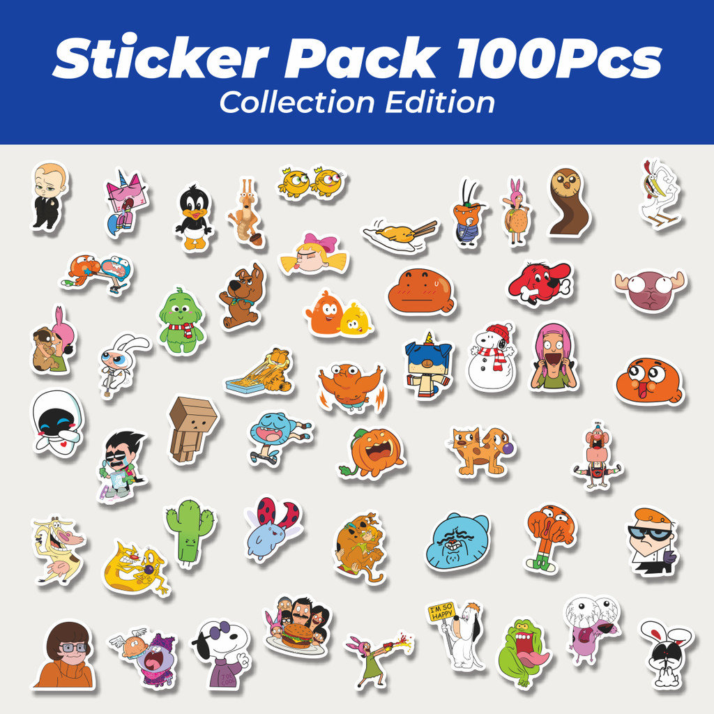 

Hot Stiker Cartoon V2 Stiker Lucu Anti Air Stikers Berperekat Waterproof Sticker Decal Buat Motor Helm Buku Journal Koper Casing HP Laptop Botol Minum