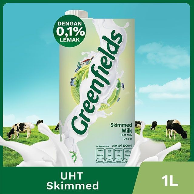 

Susu Greenfields Skimmed Milk 1000ml