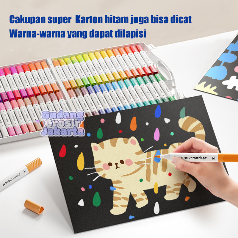 

Set Marker Akrilik 36/48/60/80 Warna yang Beragam dan Menarik untuk Seni