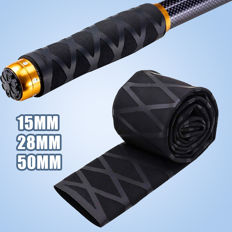 1M Grip Karet Bakar Joran karet joran Motif Silang X Tube Grip Bakar joran Pancing