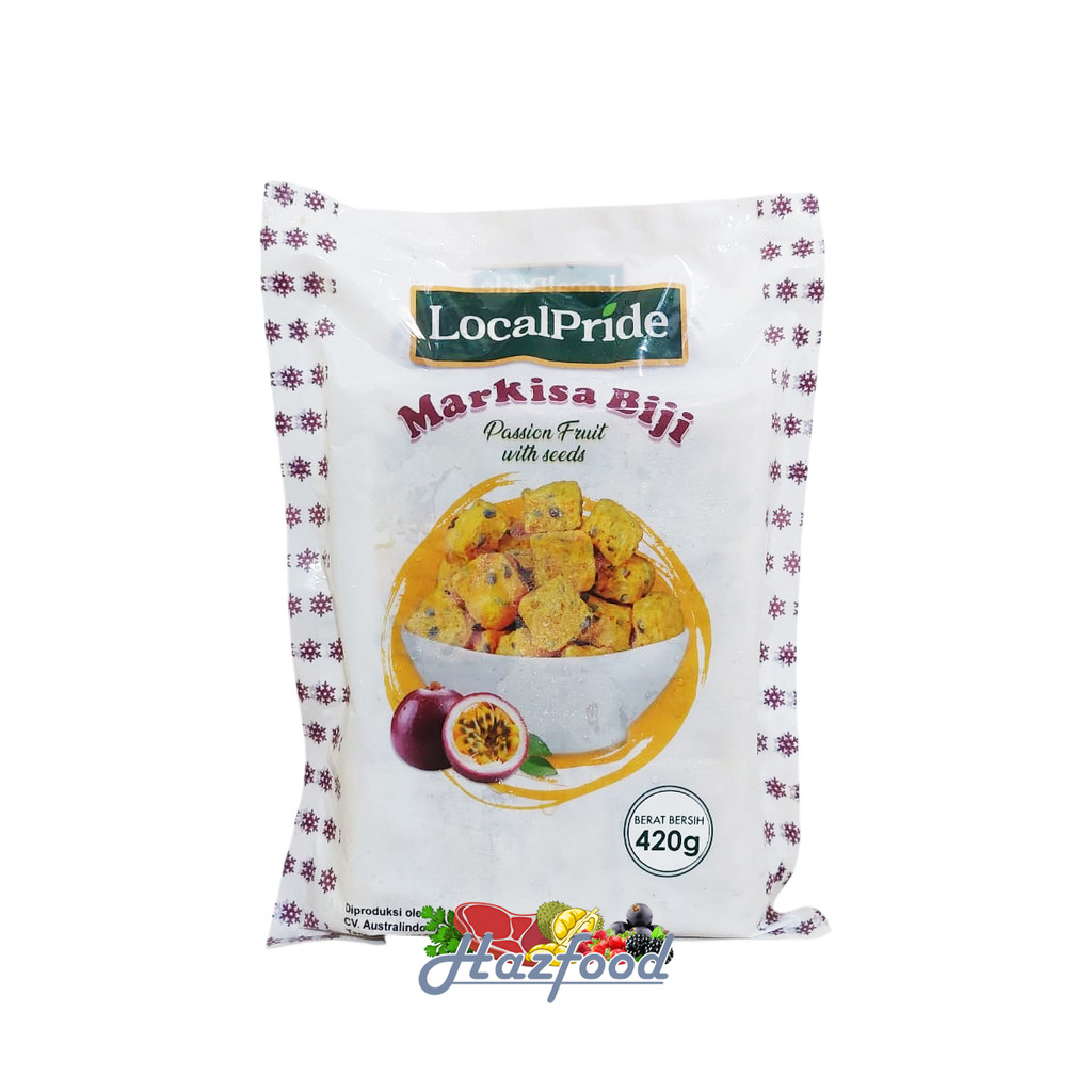 

Frozen Local Pride Passion Fruit Seeds/Markisa Biji 420 gram