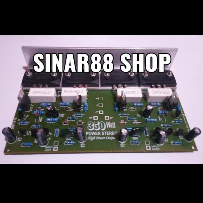 KIT 300WATT/350WATT AMPLIFIER POWER OCL STEREO DSY-012 4TR SANKEN