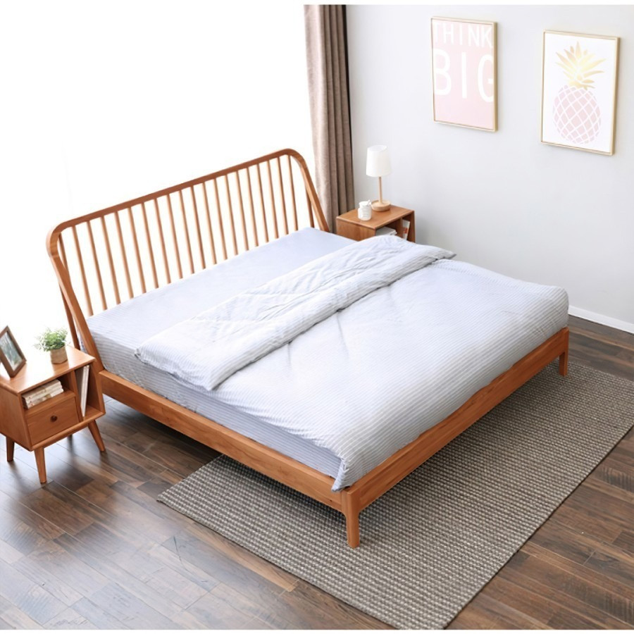 Dipan tempat tidur dipan kayu solid minimalis divan kasur sandaran tempat tiidur divan minimalis tem