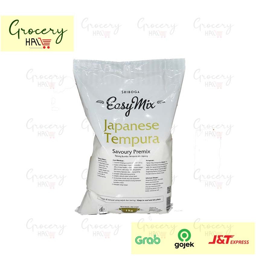 

SRIBOGA EASYMIX JAPANESE TEMPURA 1 KG ( TEPUNG GORENG ALA JEPANG )