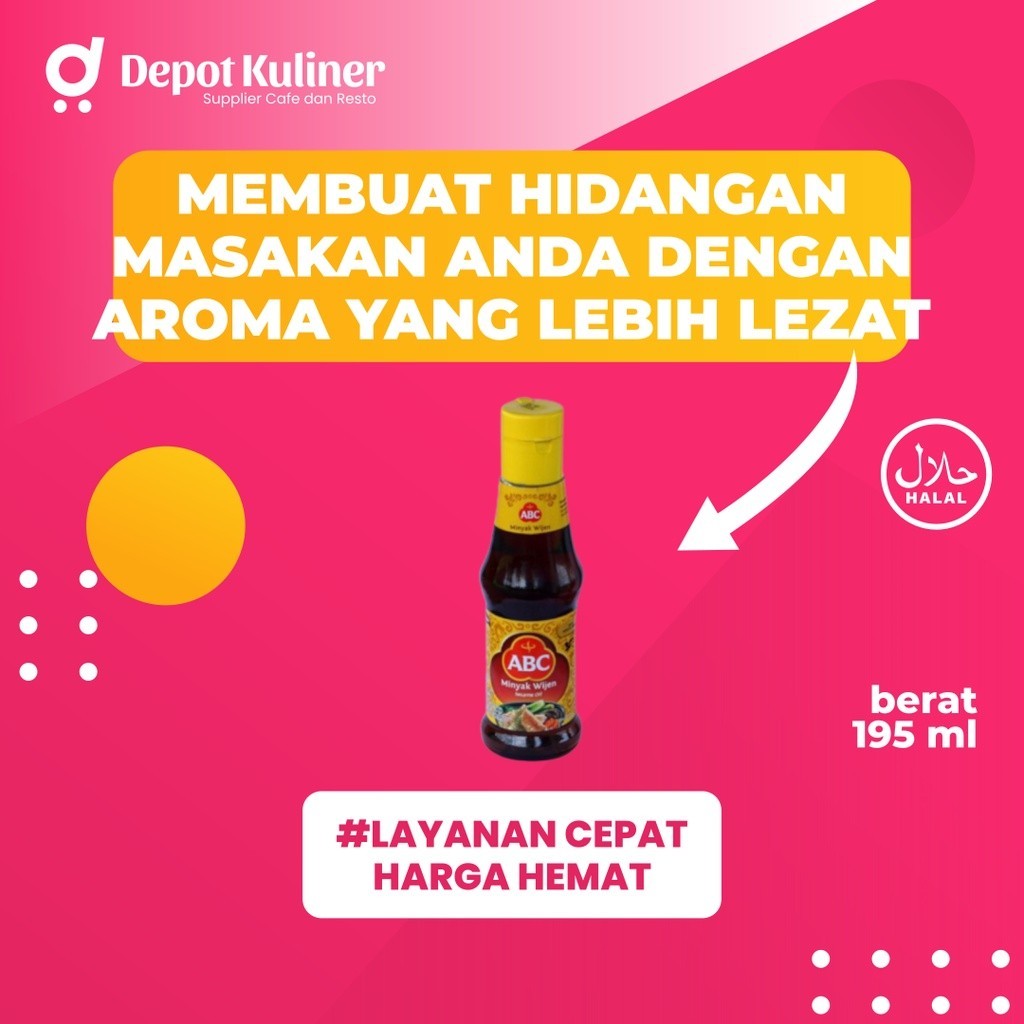 

Minyak Wijen ABC Untuk Dimsum 195 ML