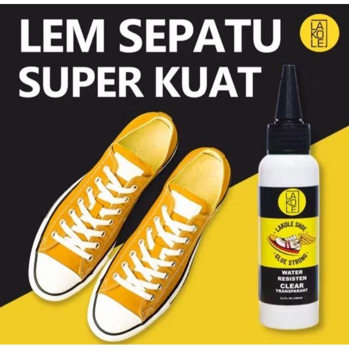 Lah kie shoe glue strong lem sepatu by lakole ORIGINAL | MC