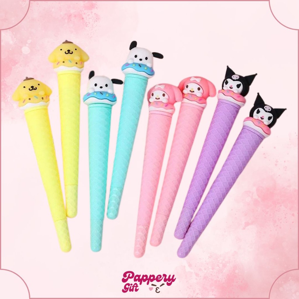 

Aneka pulpen es krim SF mix rainbow unicorn lucu premium impor / aneka pulpen lucu - SE0402