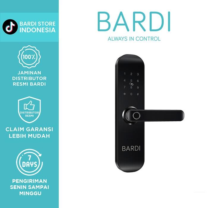 

NG BARDI Smart Home Door Lock Handle RFID-Fingerprint Waterproof | Finger Print SensorNG