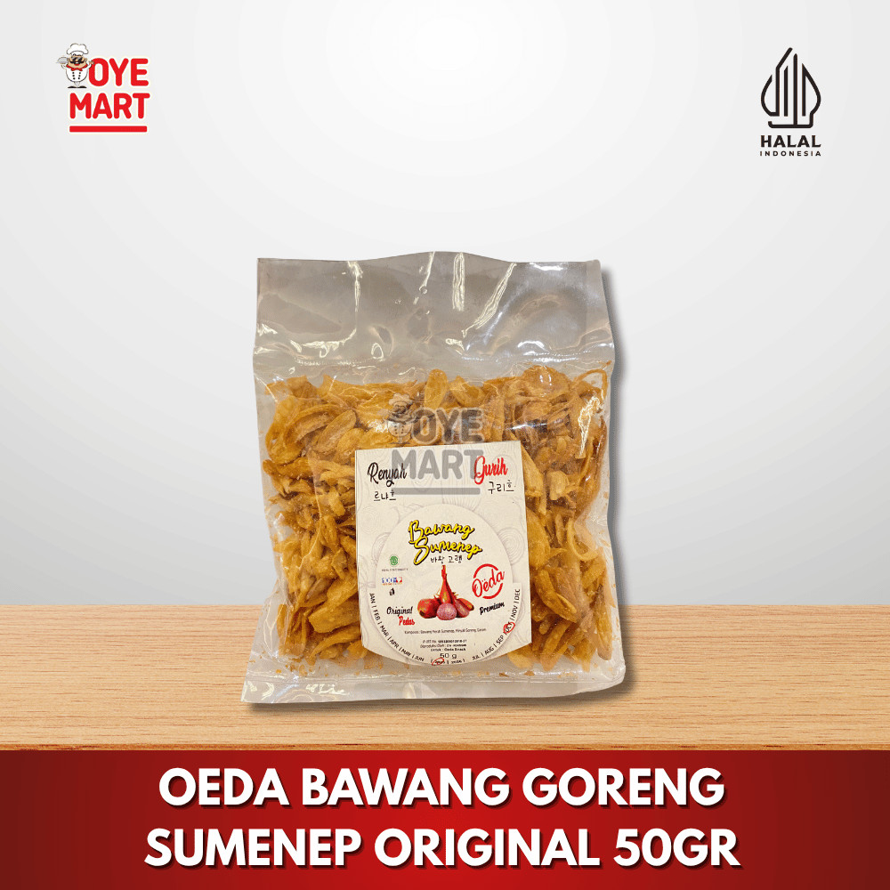 

OEDA BAWANG GORENG SUMENEP ORIGINAL 50GR