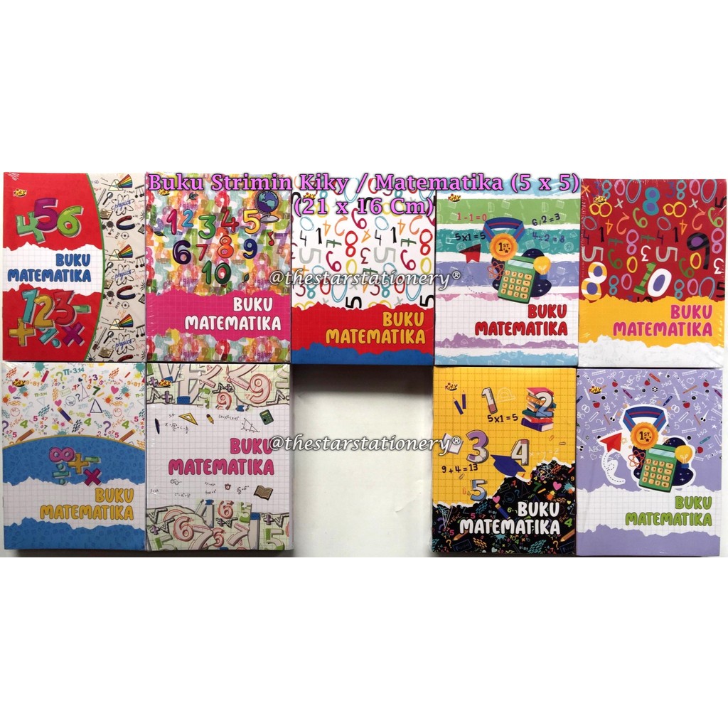 

(1 Pak Isi 10 Pcs) Buku Matematika Kiky Warna 38 / Buku Strimin Kiky 38 Warna SQ (1 Pack/10)