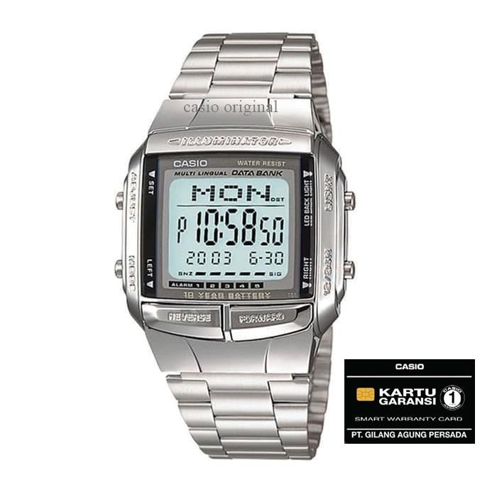 JAM TANGAN CASIO DATABANK DB 360-1A DB 360 DB-360 ORIGINAL RESMI