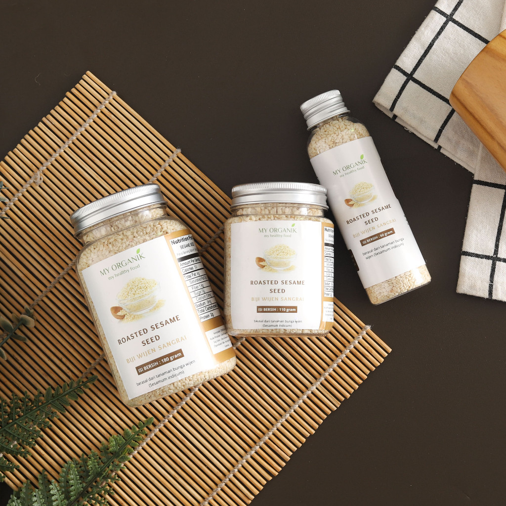 

My Organik Roasted Sesame seed Biji Wijen Bakar Wijen Putih Sangrai Premium Quality