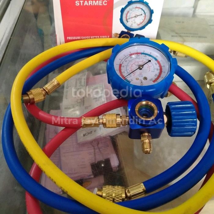 MANIFOLD R32/410 STARMEC PLUS SELANG GOOD QUALITY