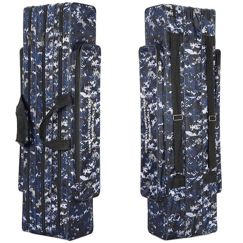 Ukuran 90/100/120cm Tas Joran Pancing Jumbo Tahan Pakaian Tas Penguatan Kapasitas Besar Tali Bahu Pa