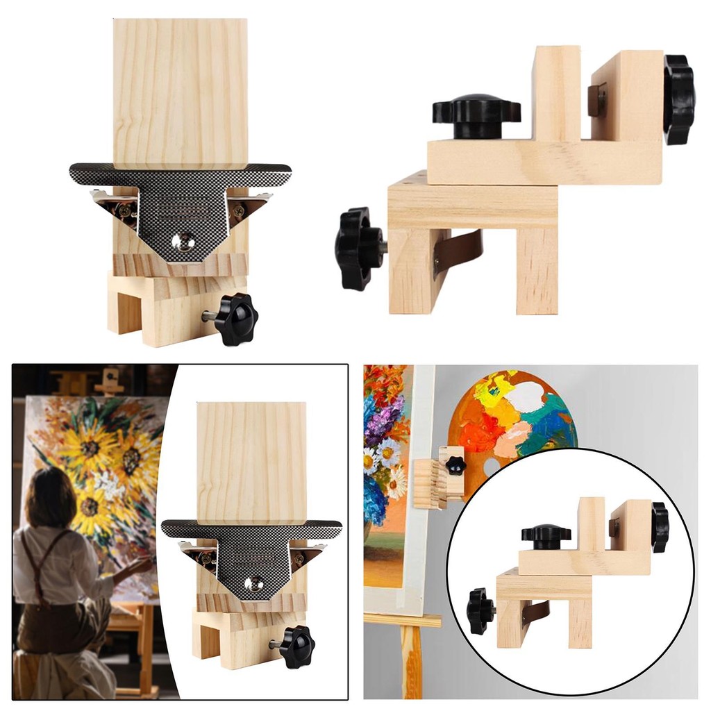 

Painting Easel Clamp Multipurpose Wooden Classroom Professional Stable Painting Copy Clip Palette Clip for Drawing Adults