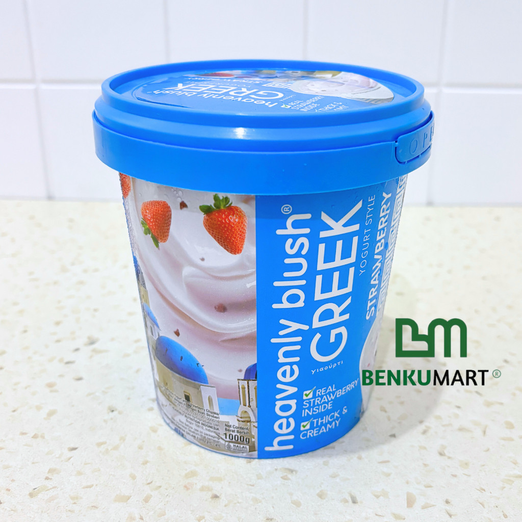 

Greek Yogurt Heavenly Blush STRAWBERRY 1000 gr / 1 L / 1 Kg