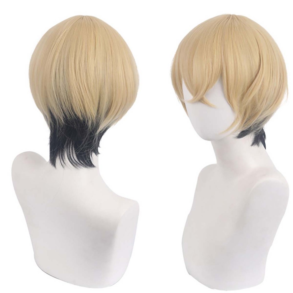Anime Cosplay Tokyo Revengers Sano Manjiro Mikey Light Blonde Short Hair Heat-Resistant High Tempera