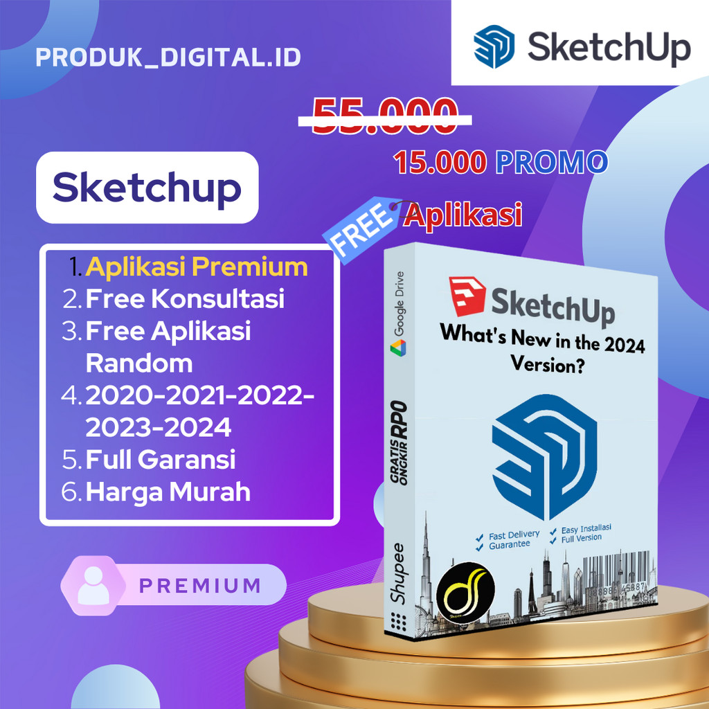 SKETCHUP Premium 2024/2023/2022/2021/2020/2019/2018