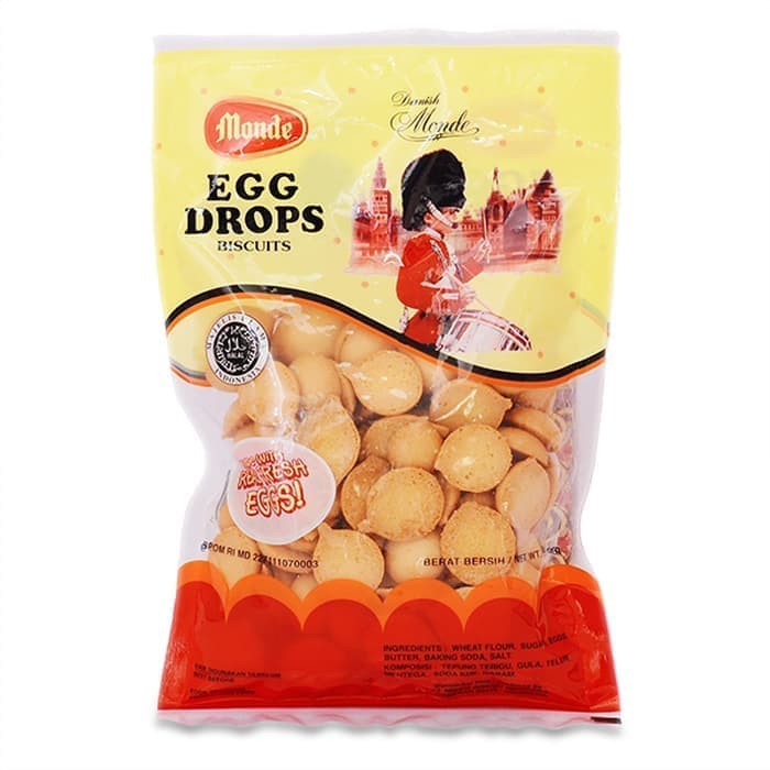 

Monde Eggdrop 110 Gram Biskuit Gurih Klasik