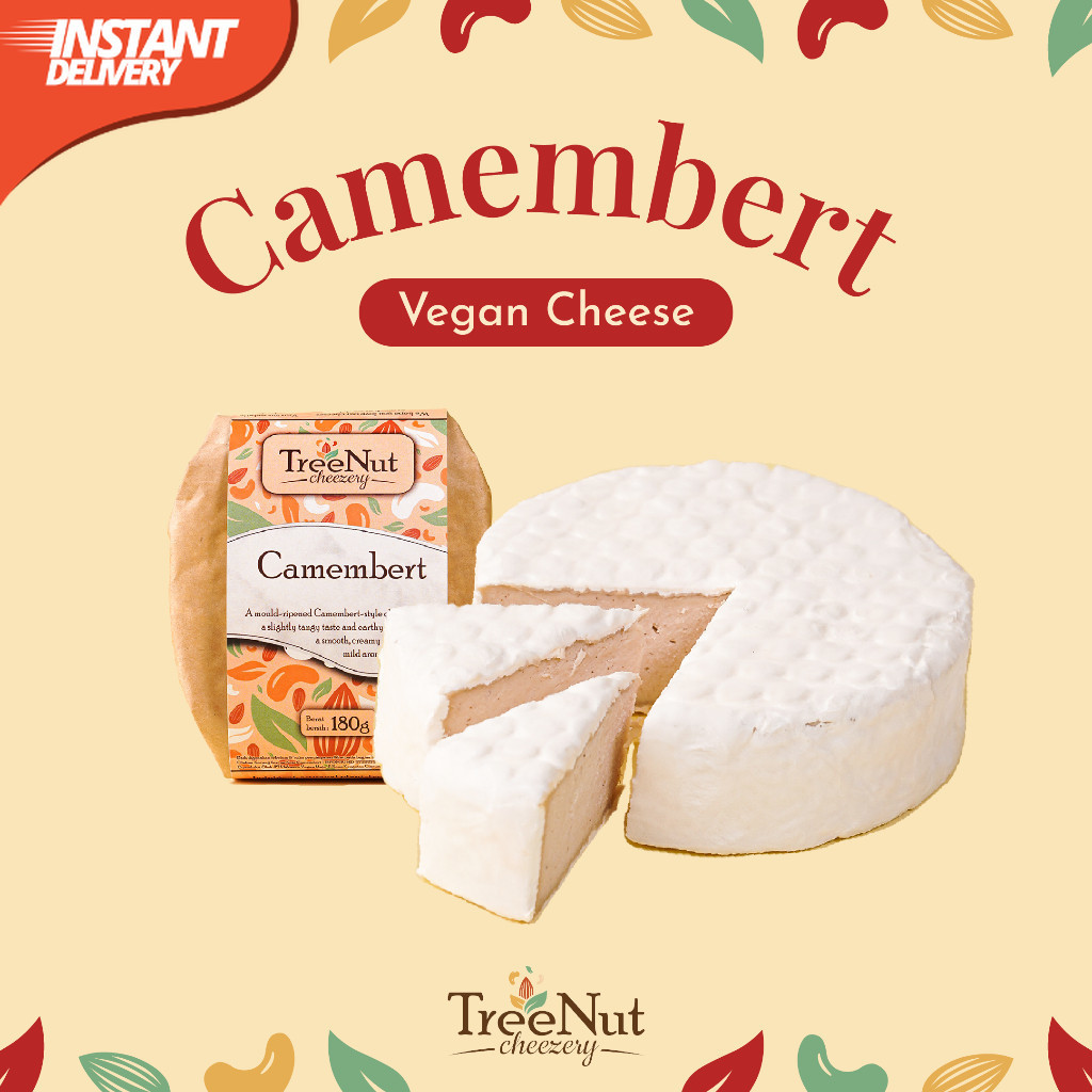 

Keju Vegan Camembert Creamy Lembut - Kirim Instan (Bali) | TreeNut Cheezery