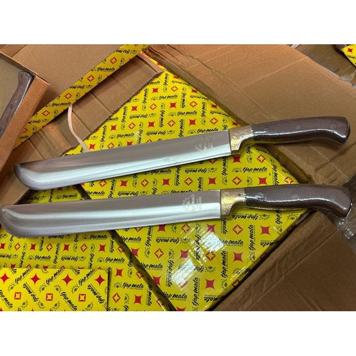 Golok Stainless Steel Serbaguna untuk Potong / Sembelih Tjap MATA