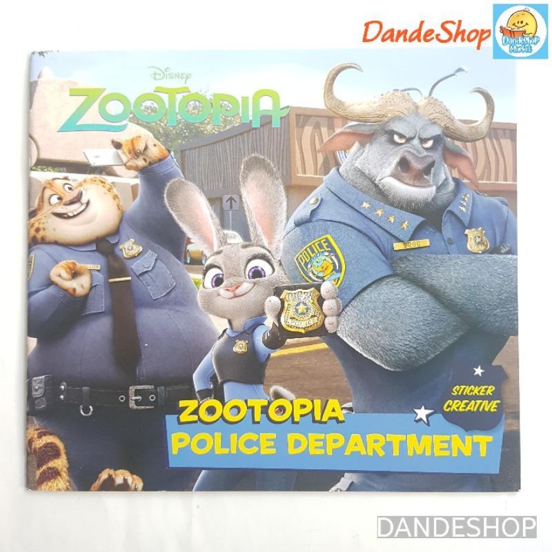 

Disney Zootopia Police Department - Sticker Creative - Buku Stiker Kreatif
