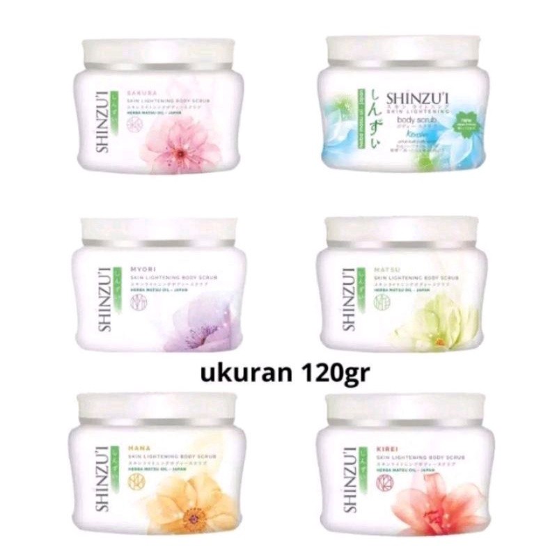 BISA COD Lulur Shinzui 120gr Body Scrub Melembabkan Dan Mencerahkan