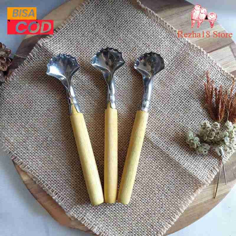 R18 Kerok Degan / Kelapa Muda / Serutan Buah Degan Stainless / Kerik Buah / Kerok Jelly