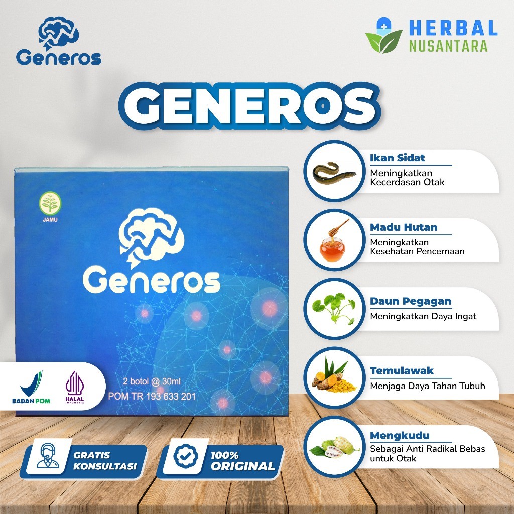 Generos Original Multivitamin Nutrisi Otak AnakCO