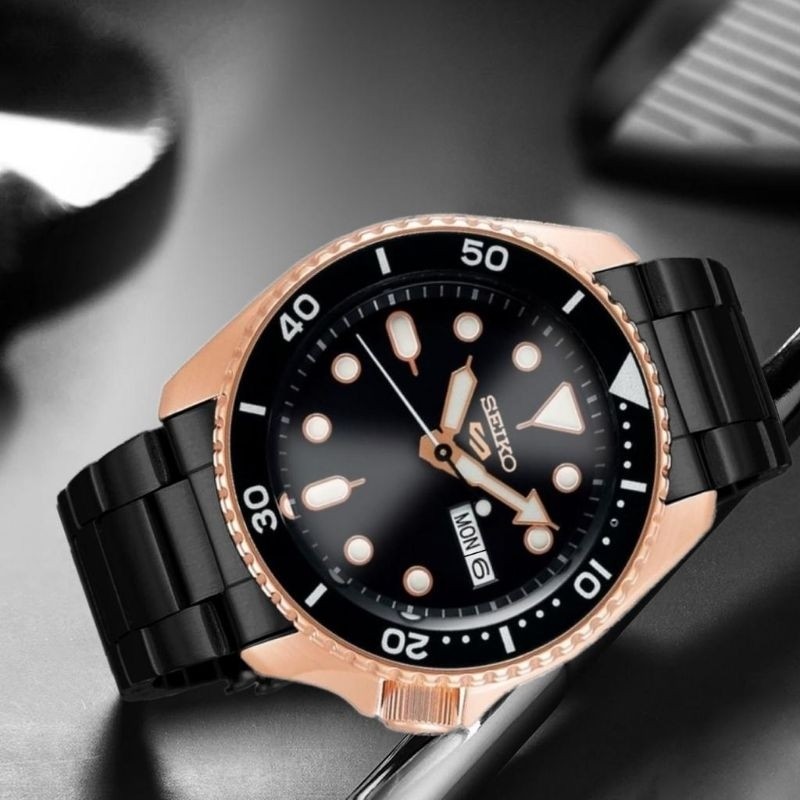 Jam Tangan Pria/Jam tangan Cowik Anti Air Terbaru SEIKO AAA Premium Mode Analog Tanggal Hari On Tali