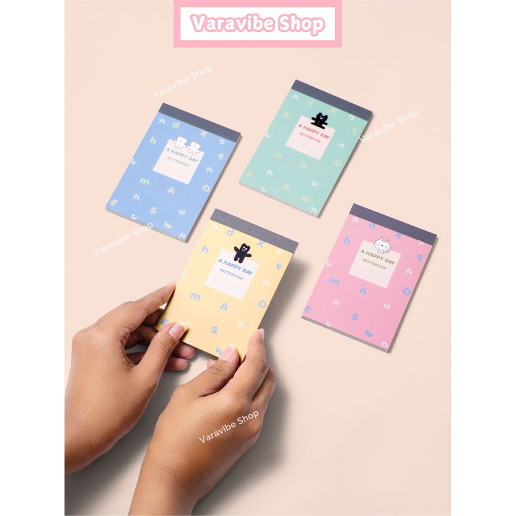 

Varavibe Notepad Mini A7 Motif Kartun Buku Tulis Buku Catatan Kecil Lucu Anak