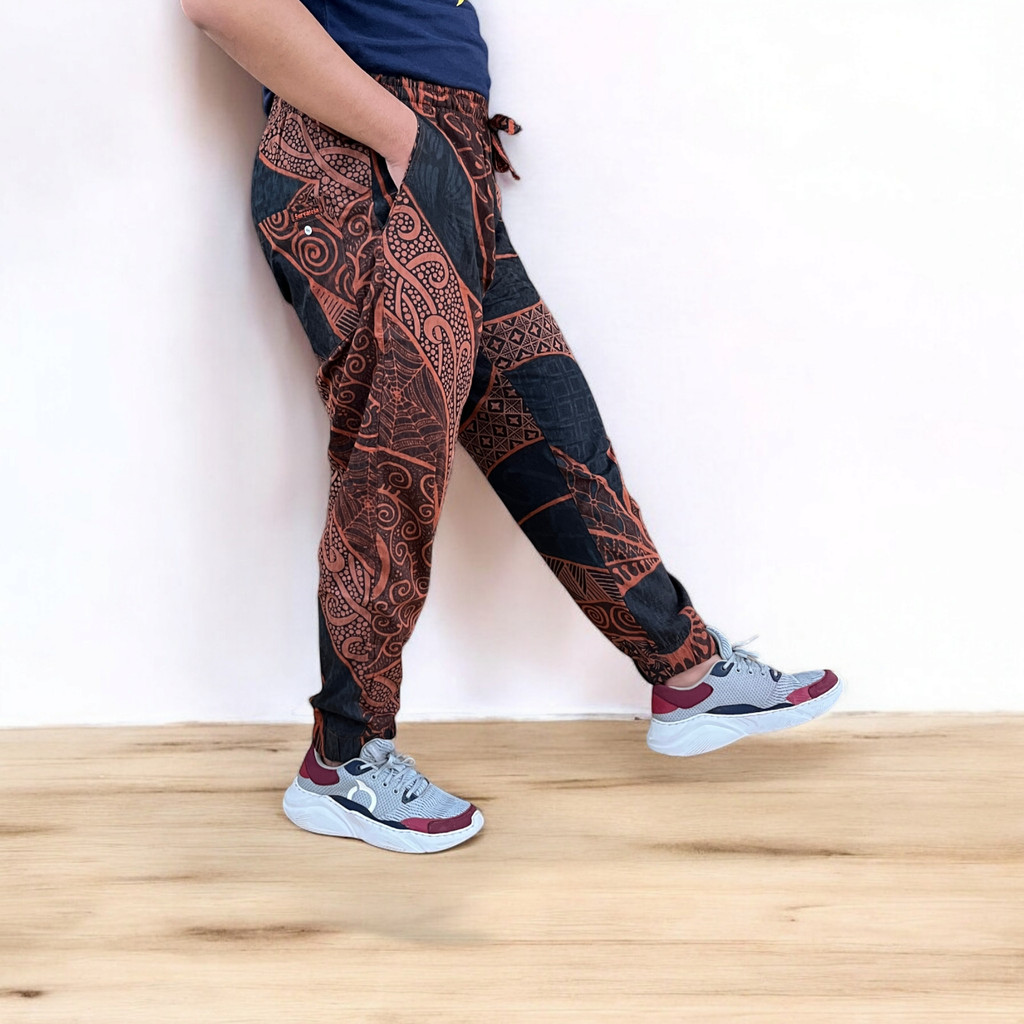 Celana Jogger Batik Pria Panjang Joger Pants Katun Premium Surya Teja CJ-10