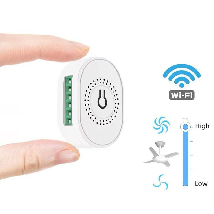 MORE Modul Pintar Kipas Angin Tuya DIY Mini Fan Switch Module WiFi Smart App Speed Regulation Remote