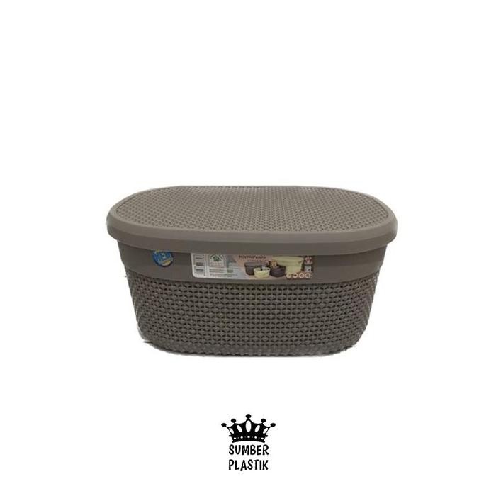 

Green Leaf Keranjang / Container Mini ORIMONO (3308) Penyimpanan Plastik - hitam [SALE]