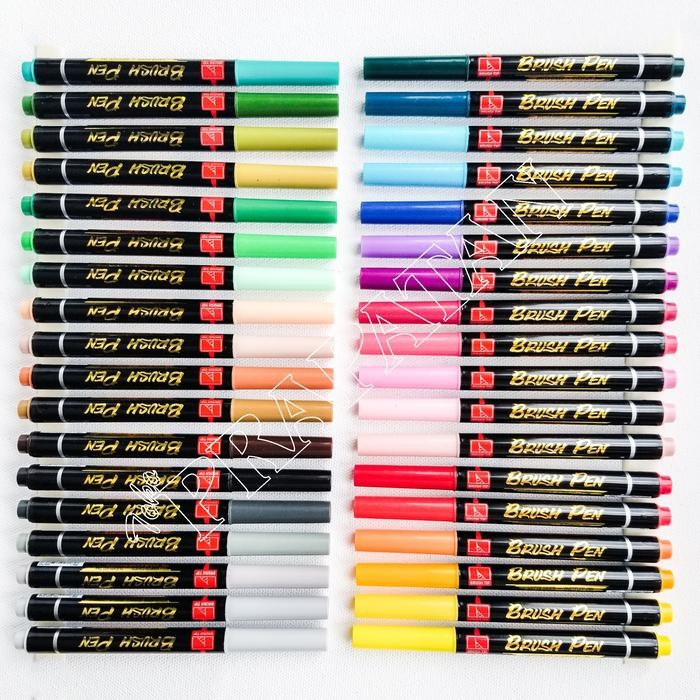 

Promo Snowman Brush Pen BM-1 / Spido Kaigrafi PART 1 - Red