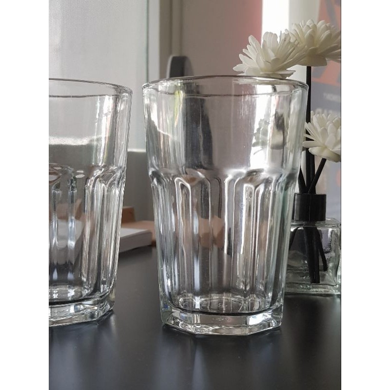 GELAS KACA BENING MINUM SOUVENIR MM 375 (12bj) | GELAS KACA KOPI | GELAS KACA BENING MINUM