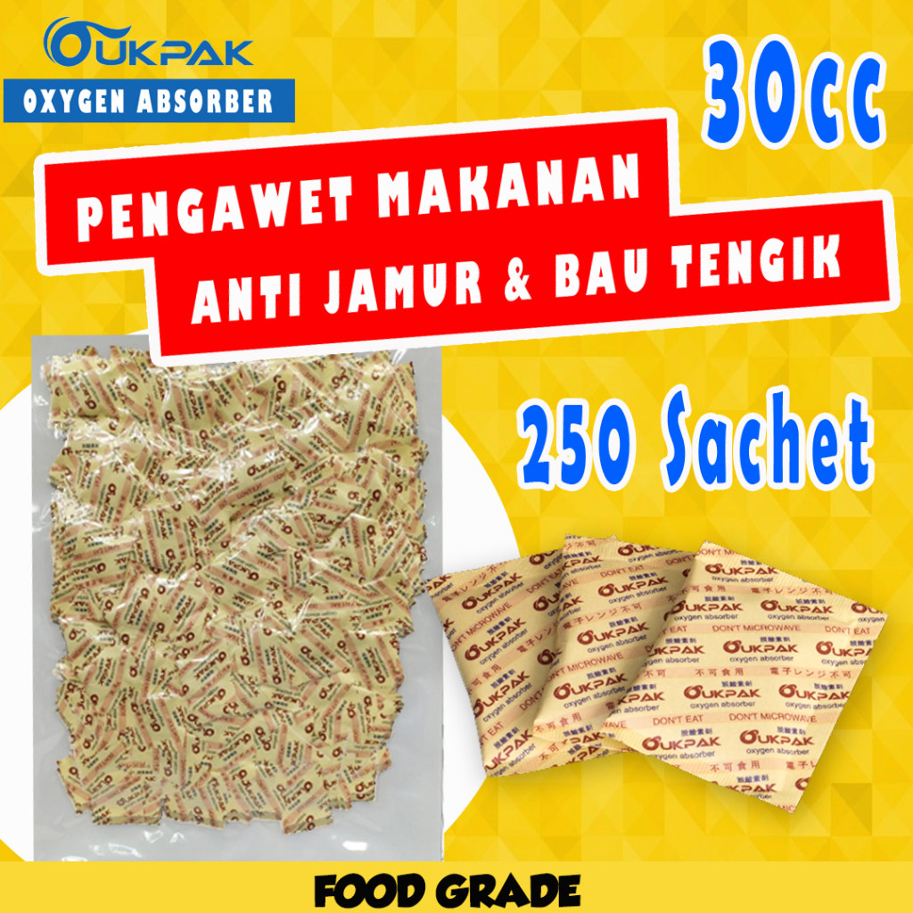 

OUKPAK - Oxygen Absorber 30cc Pengawet Makanan Oksigen