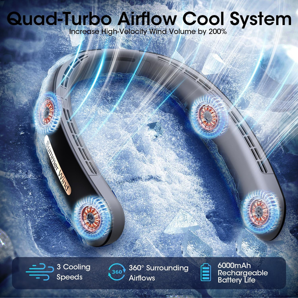 Fans handheld Floor standing fan Neck cooling tube Pocket fan Mini fan portable usb Ac portable Vent