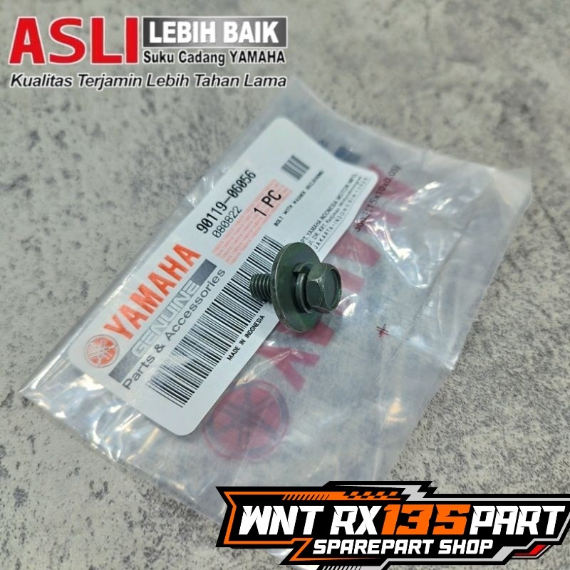 BAUT SPAKBOR BELAKANG KOLONG TENGAH RX KING RXK RXS ORIGINAL YAMAHA | 90119-06056