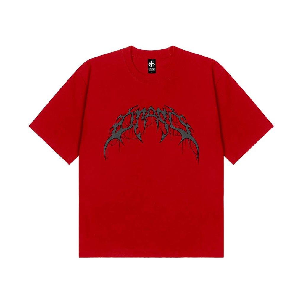 Metaphores Heavyweight Oversize T-shirt 16s Drago - Red