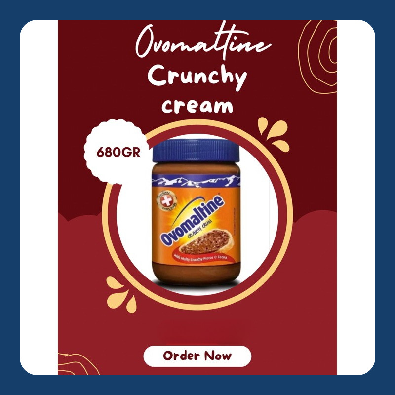

Ovomaltine Crunchy Cream 680gr EXP 08.25