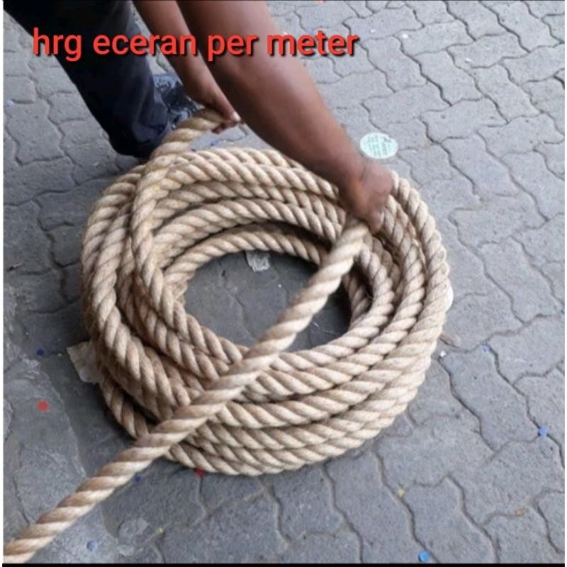 

Tali Tambang 32mm Per Meter Tambang Manila Goni Dadung Tampar Kapal