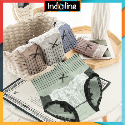 Sexy Celana Dalam Renda Lace Wanita Brief Women High Waist Panty 𝓘𝓝𝓓𝓞ℒ𝓘𝓝𝓔 517