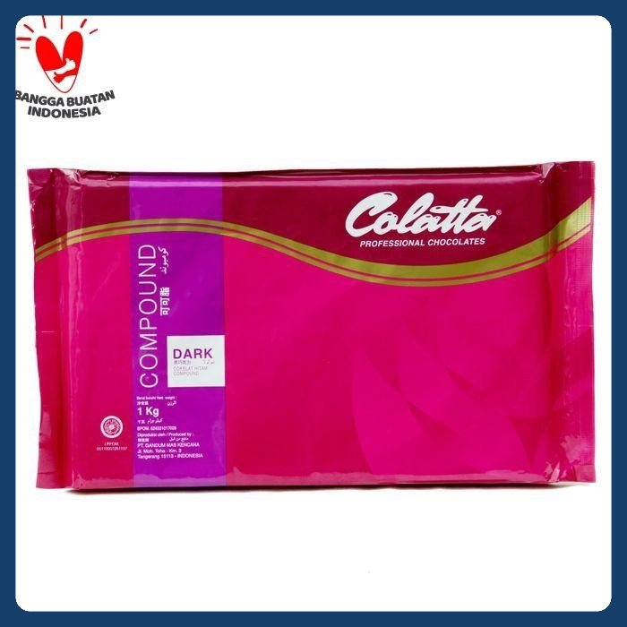 

Cokelat Batang - Colatta Dark Chocolate Compound Kemasan 1Kg Promo