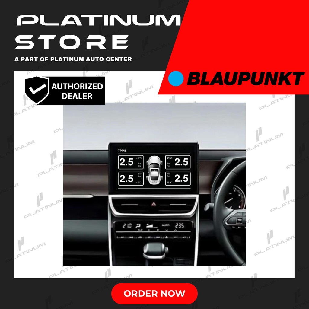 Blaupunkt TPMS OEM Zenix Plug & Play – Sensor Tekanan & Suhu Ban Langsung di Head Unit