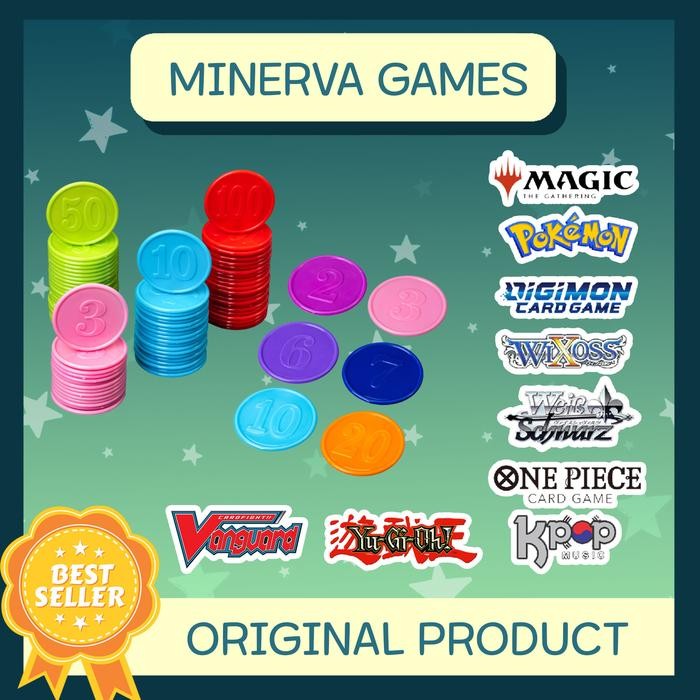 Koin Plastik Mainan Coin 38mm PART 1