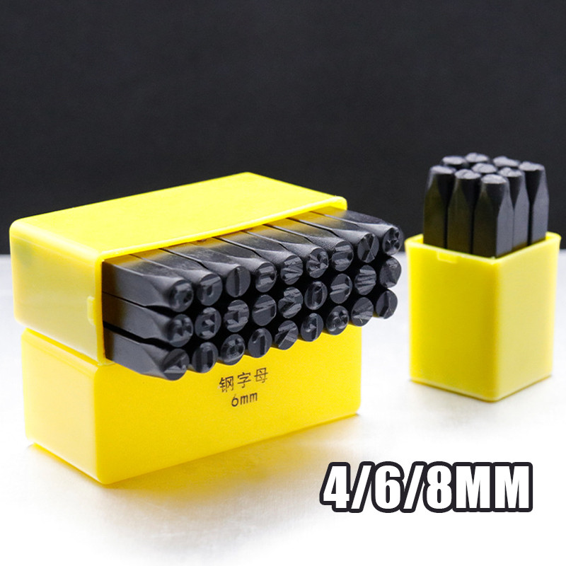 

Huruf Ketok Letter Punch Banyak Berbagai Ukuran 4mm 6mm 8mm
