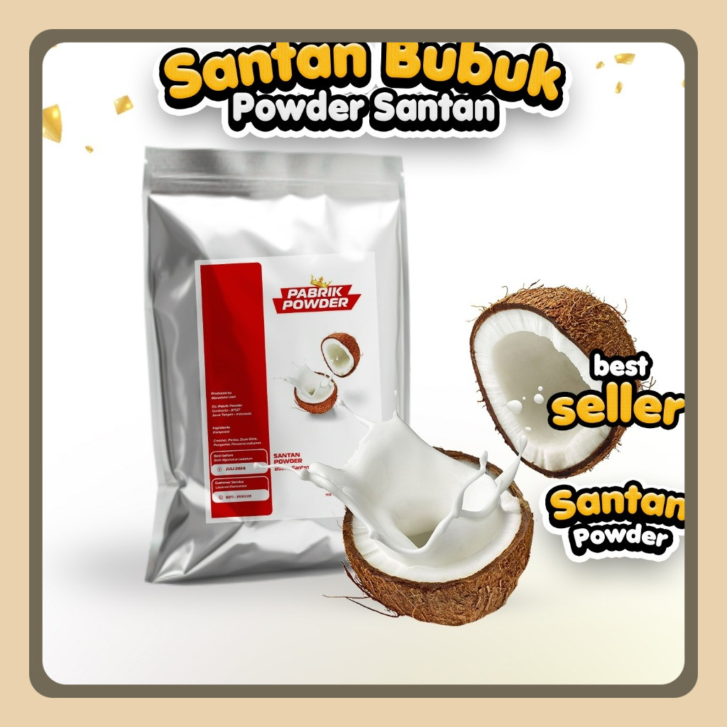 

Bubuk Santan Instan , Powder Santan , Coconut Cream Powder